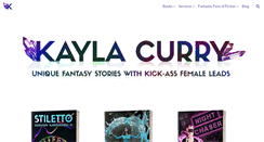 Desktop Screenshot of kaylacurry.com